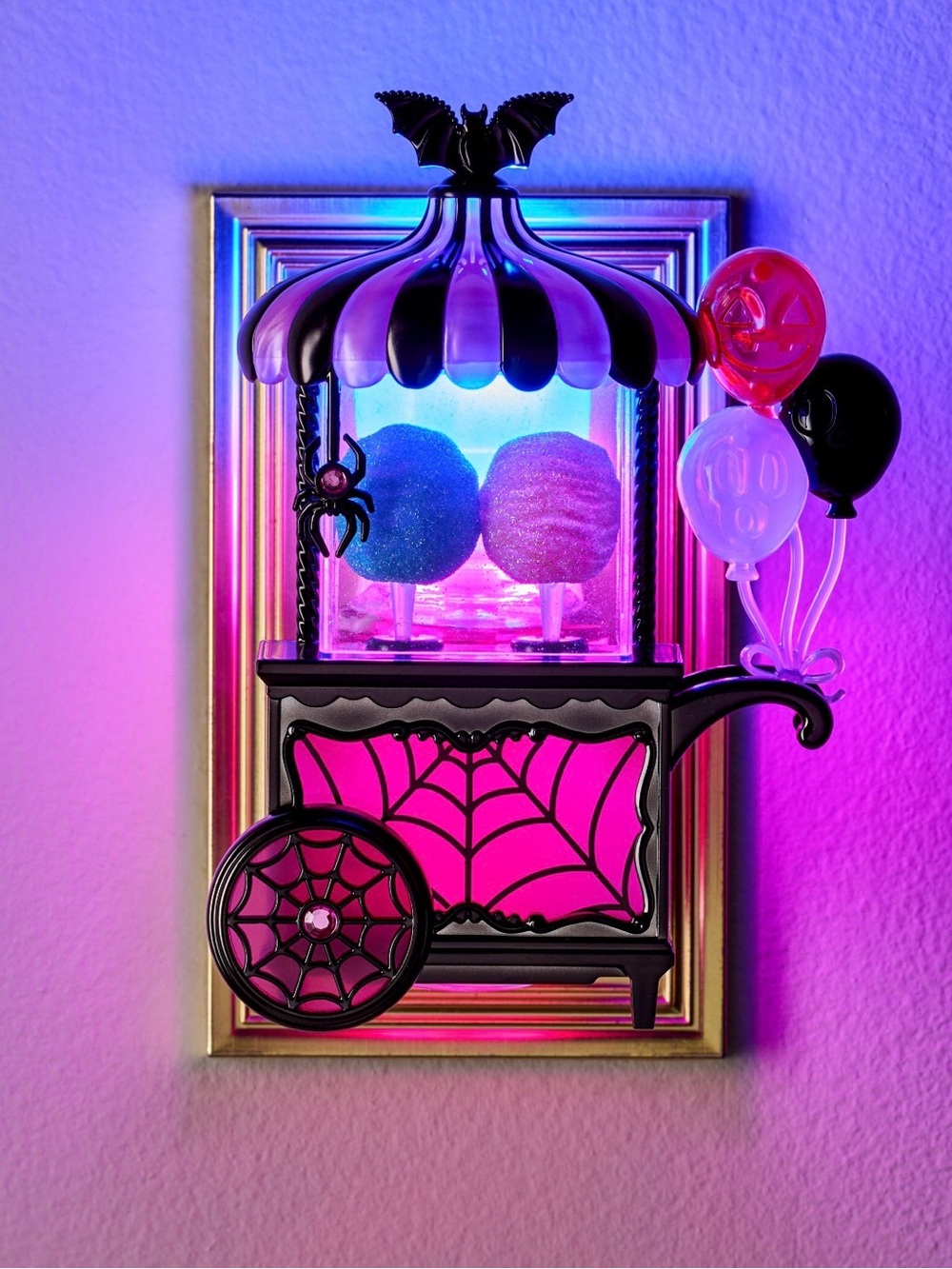 Bath & Body Works Halloween Cotton Candy Cart Nightlight Wallflower Plug NWT